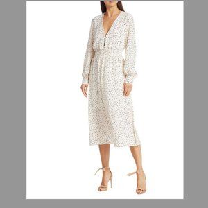 Baum und Pferdgarten Romance & Rituals Adison Dot-Print Shirred-Waist Dress